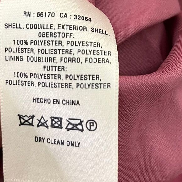 Anthropologie Jill Jill Stuart Pink Iva Crepe Bridesmaid Maxi Dress Long Gown 14 - Picture 9 of 13